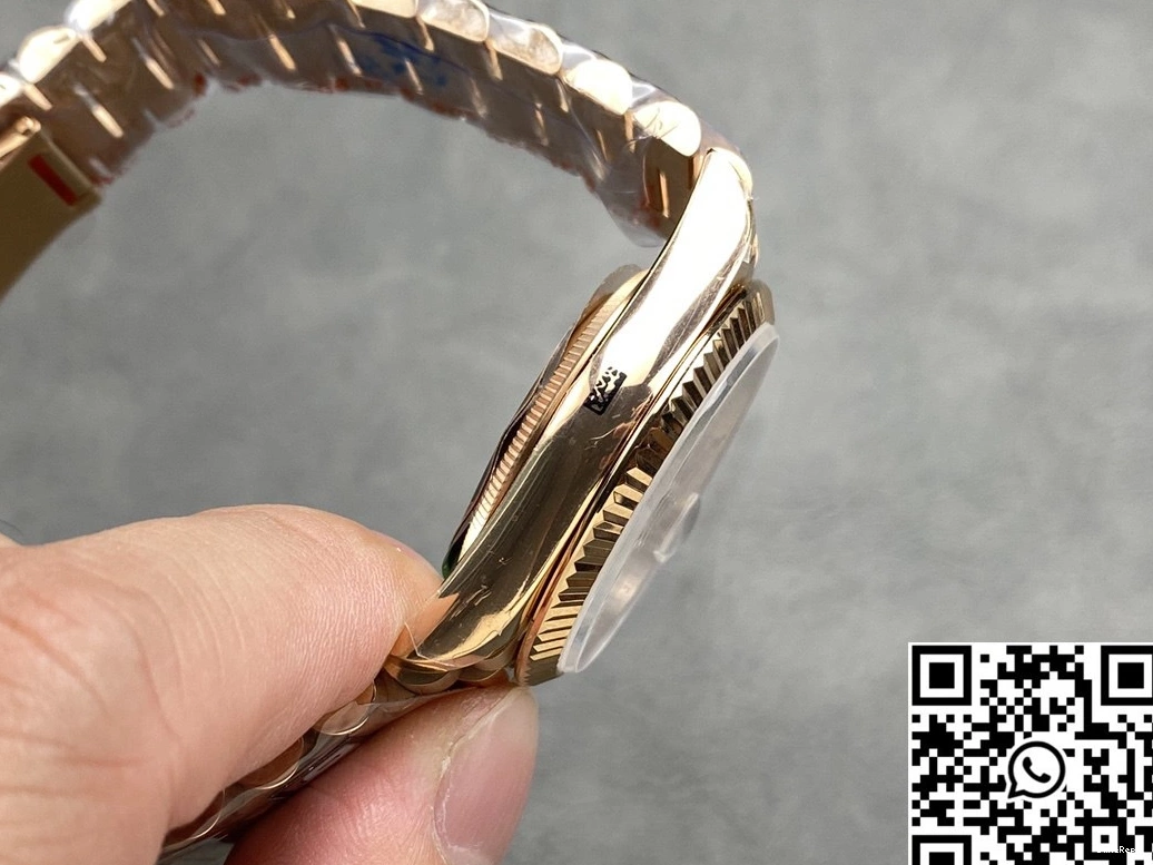 Steel Date Day Rose White M128235 Factory 36mm QF Gold Tungsten v5 Dial Rolex 0319